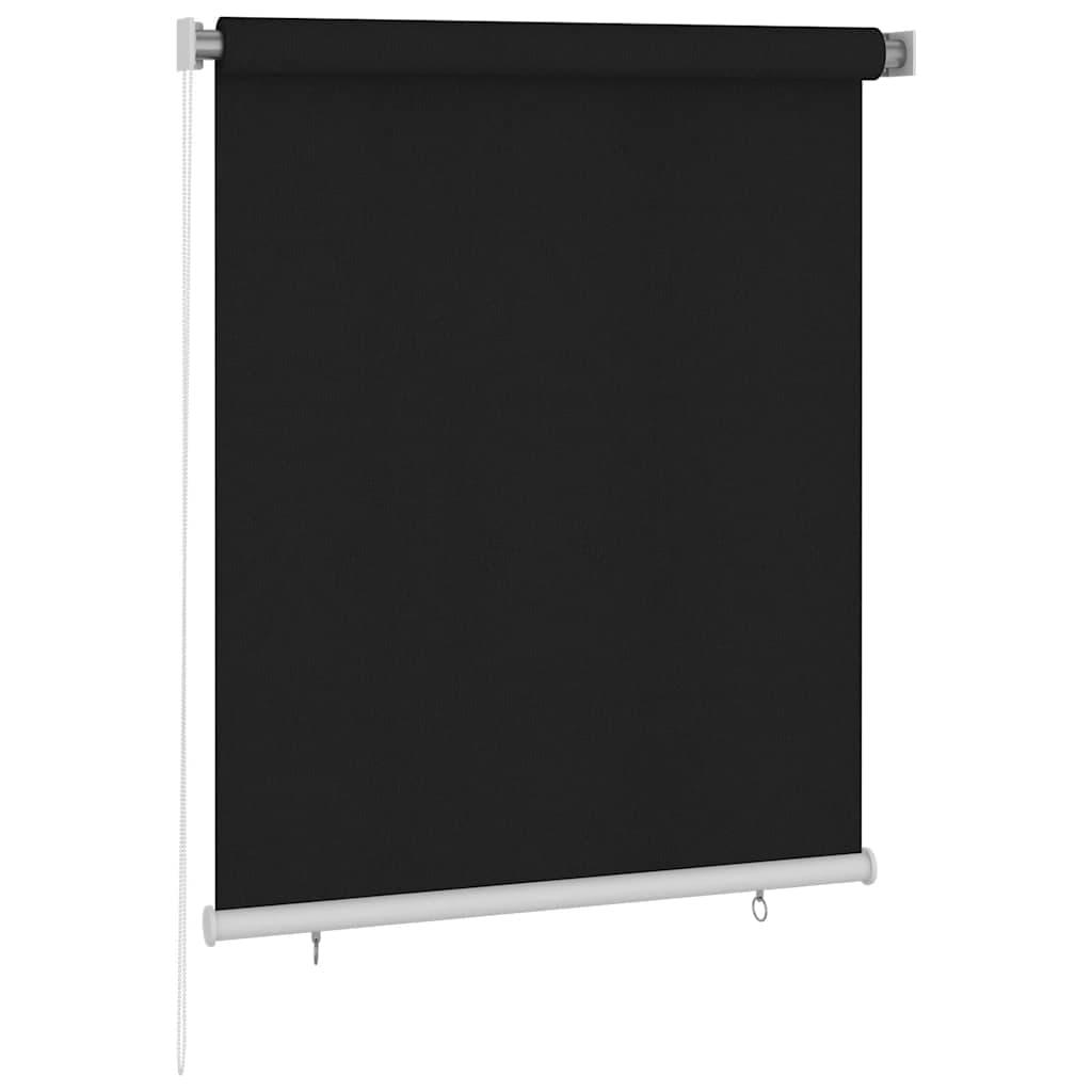 vidaXL Rullgardin utomhus 125 (B) x 140 (H) cm svart