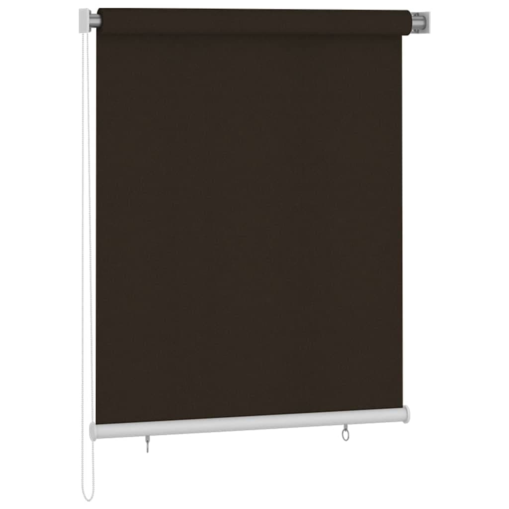 vidaXL Rullgardin utomhus 125 (B) x 140 (H) cm brun