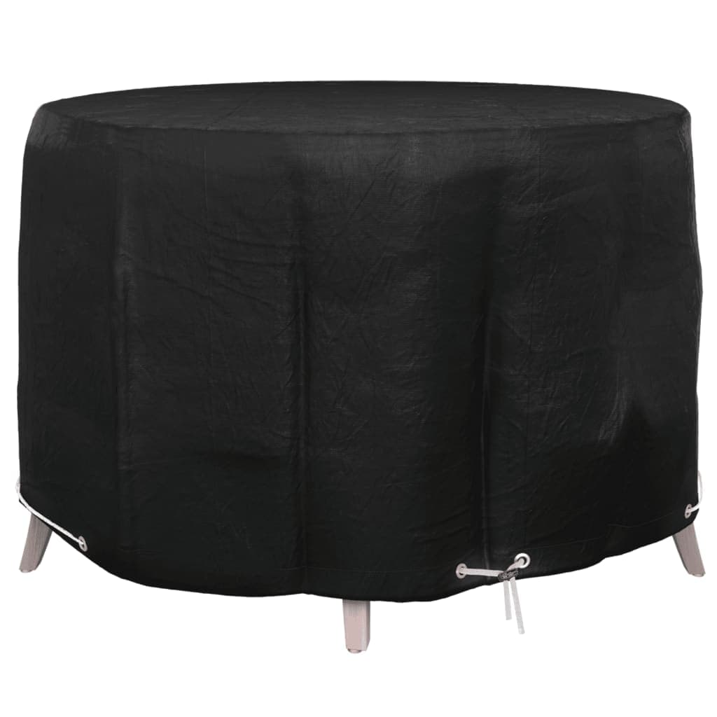 vidaXL Överdrag för trädgårdsmöbler 6 öljetter Ø125x75 cm