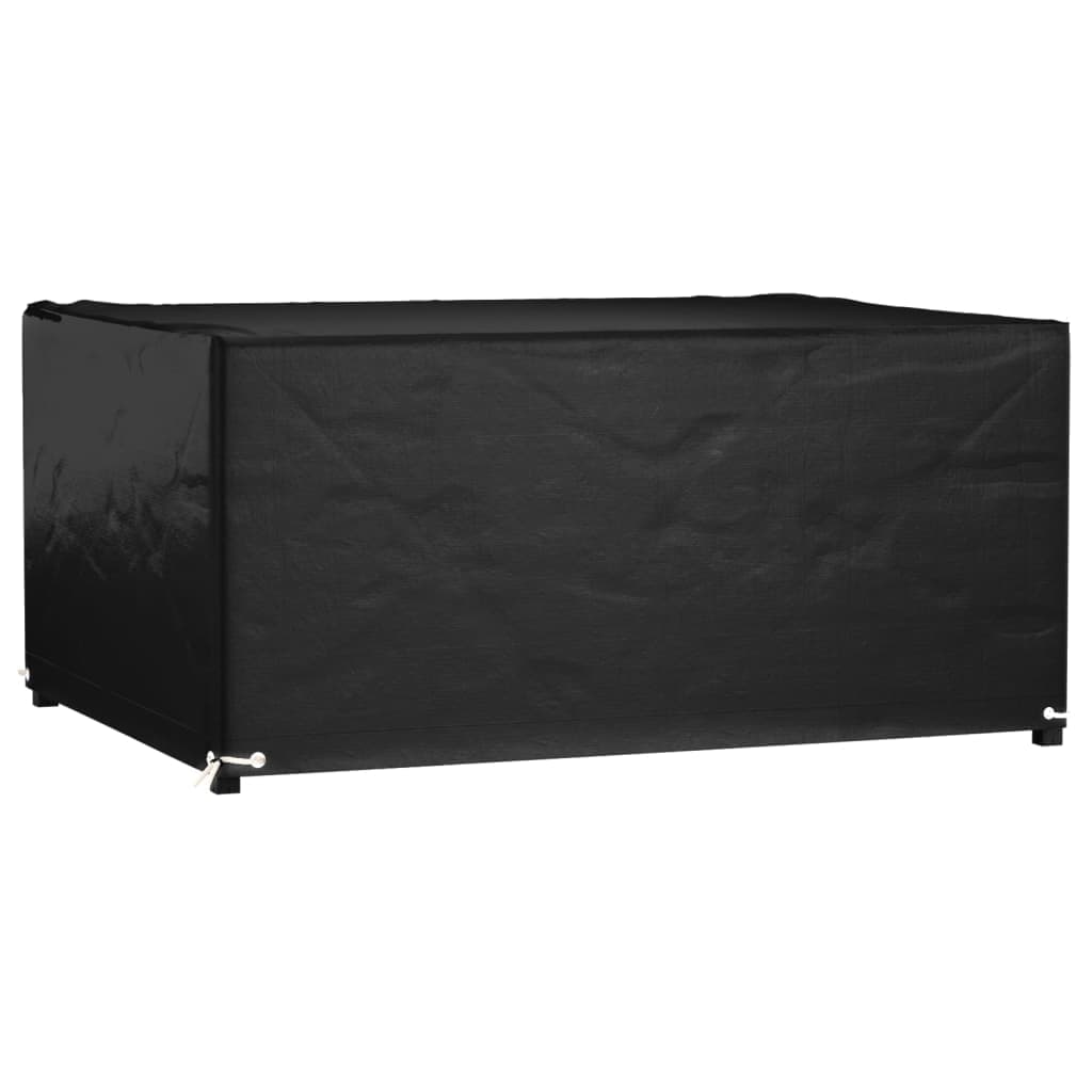 vidaXL Överdrag för trädgårdsmöbler 8 ölj. 180x135x80 cm rektangulärt