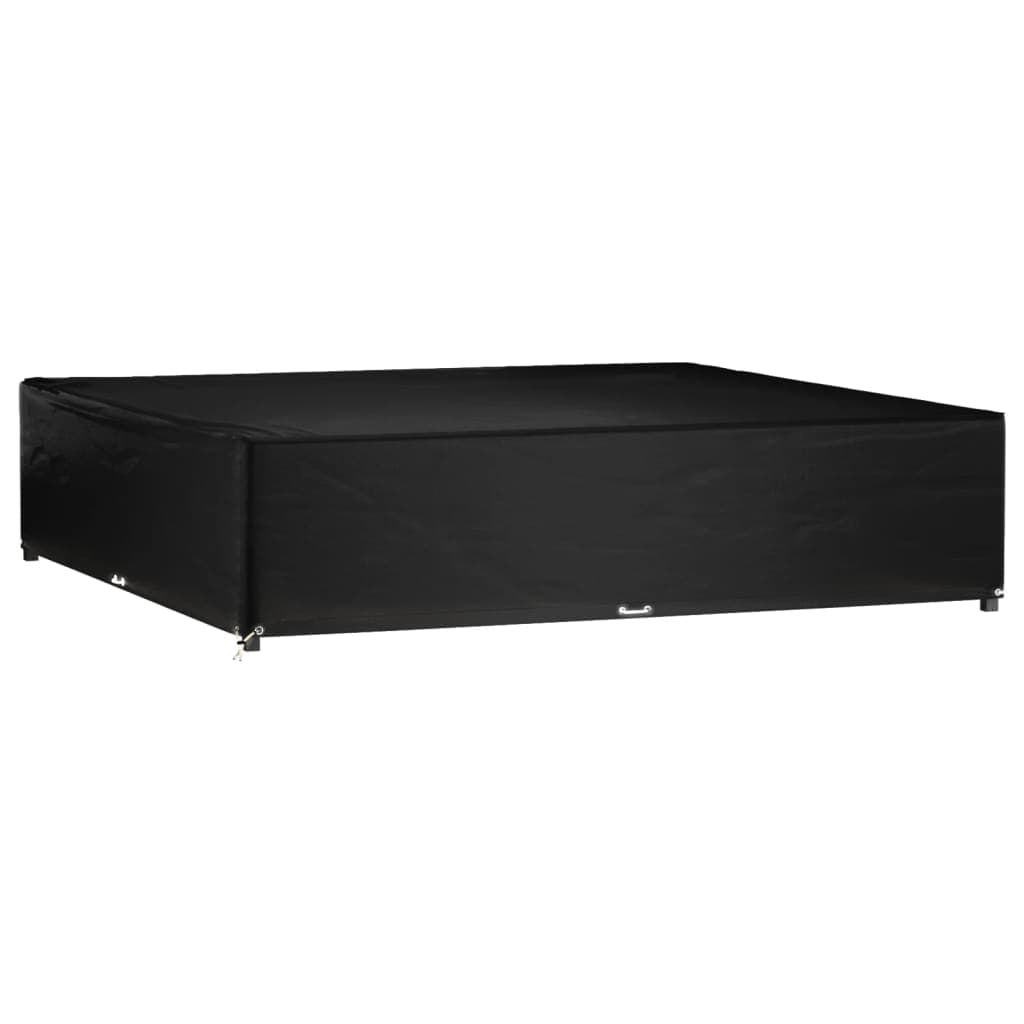 vidaXL Överdrag för trädgårdsmöbler 16 ölj. 240x240x55 cm fyrkantig