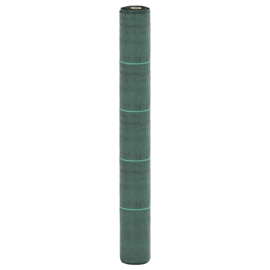 vidaXL Ogräsmatta grön 1x10 m PP