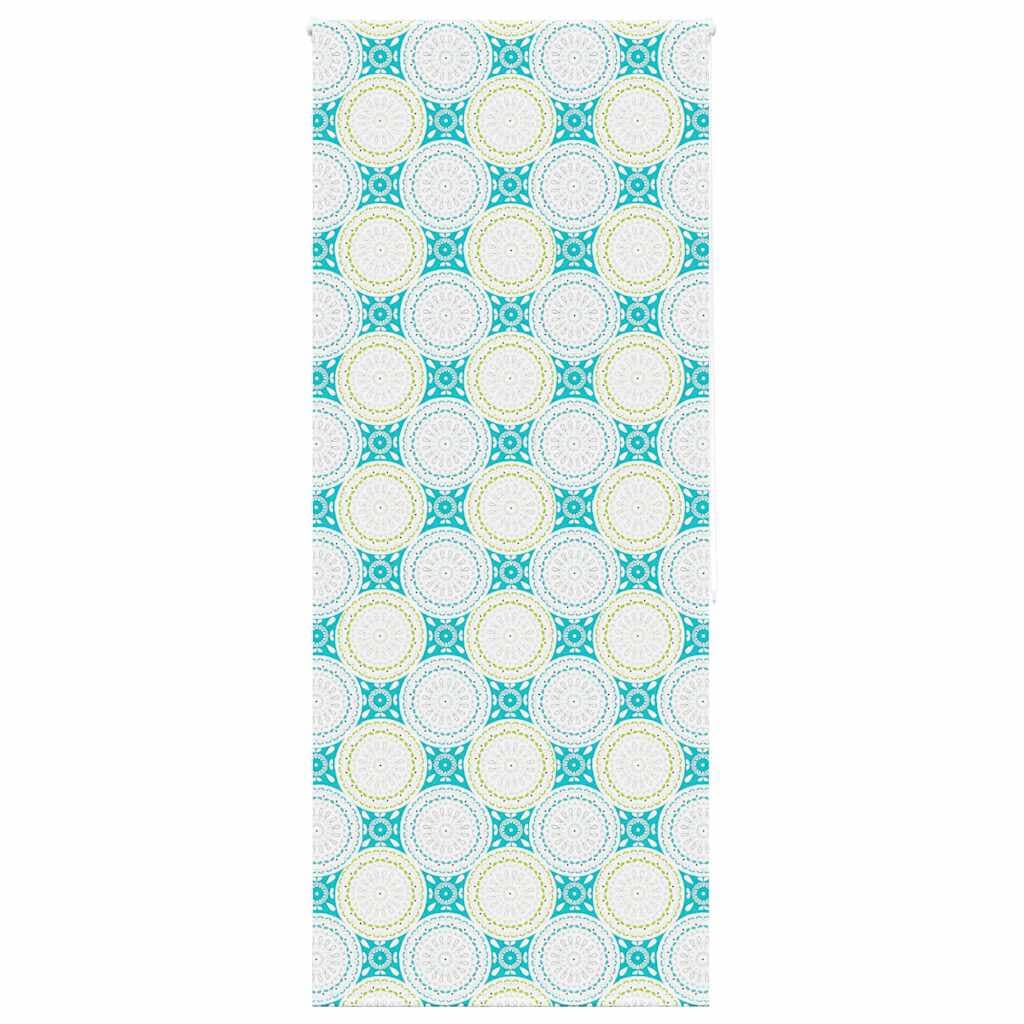 vidaXL Rullgardin för dusch 90x240 cm tyg bredd 86 cm