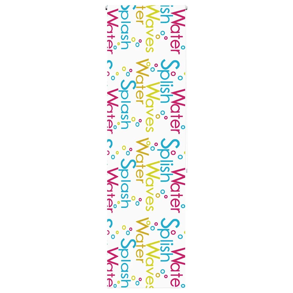 vidaXL Rullgardin för dusch 70x240 cm tyg bredd 66 cm