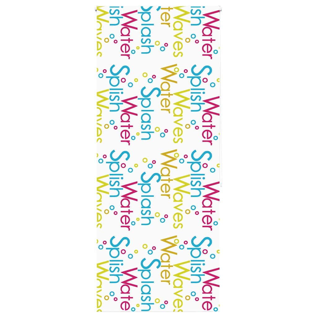 vidaXL Rullgardin för dusch 90x240 cm tyg bredd 86 cm