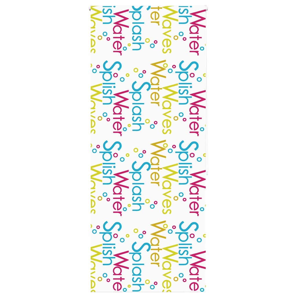 vidaXL Rullgardin för dusch 110x240 cm tyg bredd 106 cm