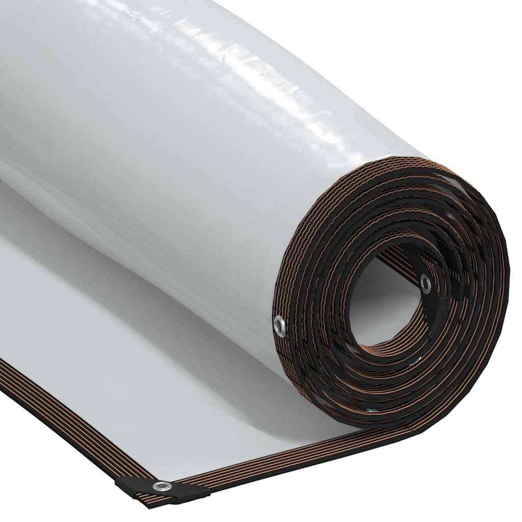 vidaXL Klar presenning med öljetter 3x5 m polyeten