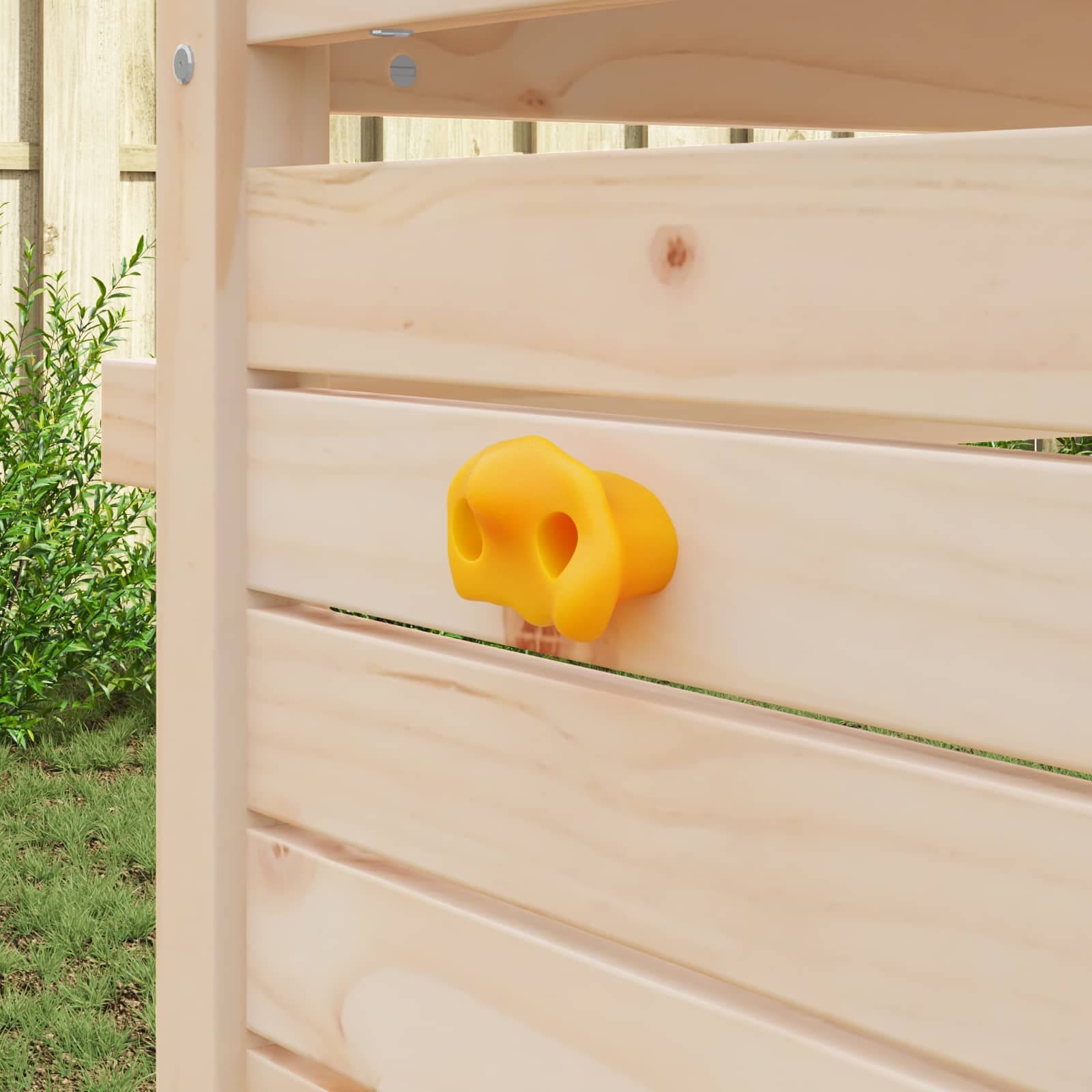 vidaXL Klätterhandtag 12 st Gul 100 x 67 x 43 mm PP