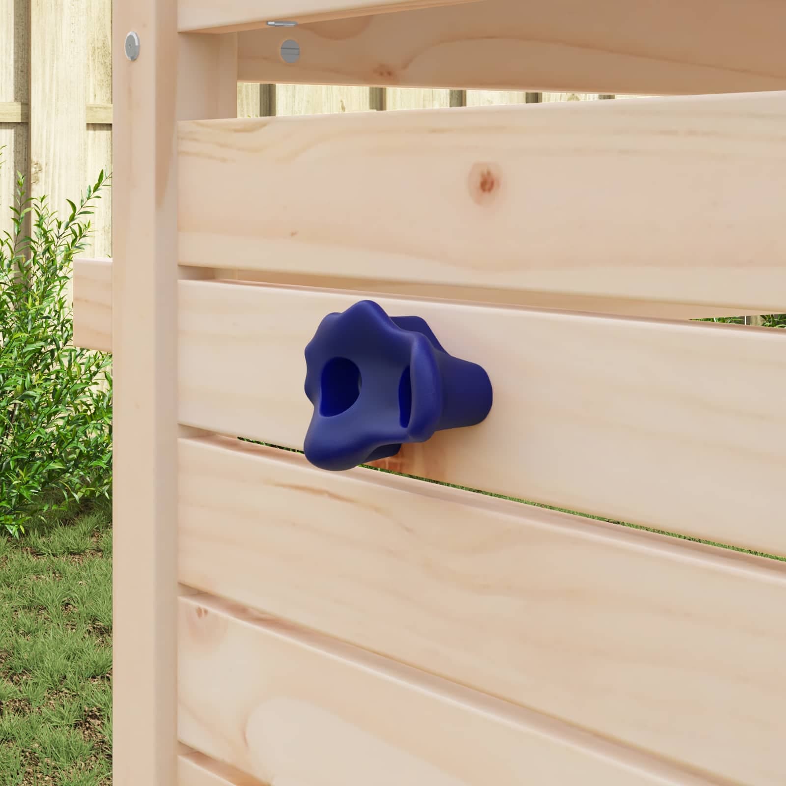 vidaXL Klätterhandtag 2 st Blå 100 x 67 x 43 mm PP
